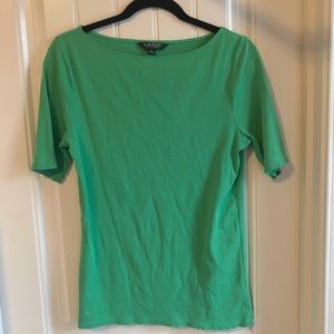 Green Ralph Lauren shirt